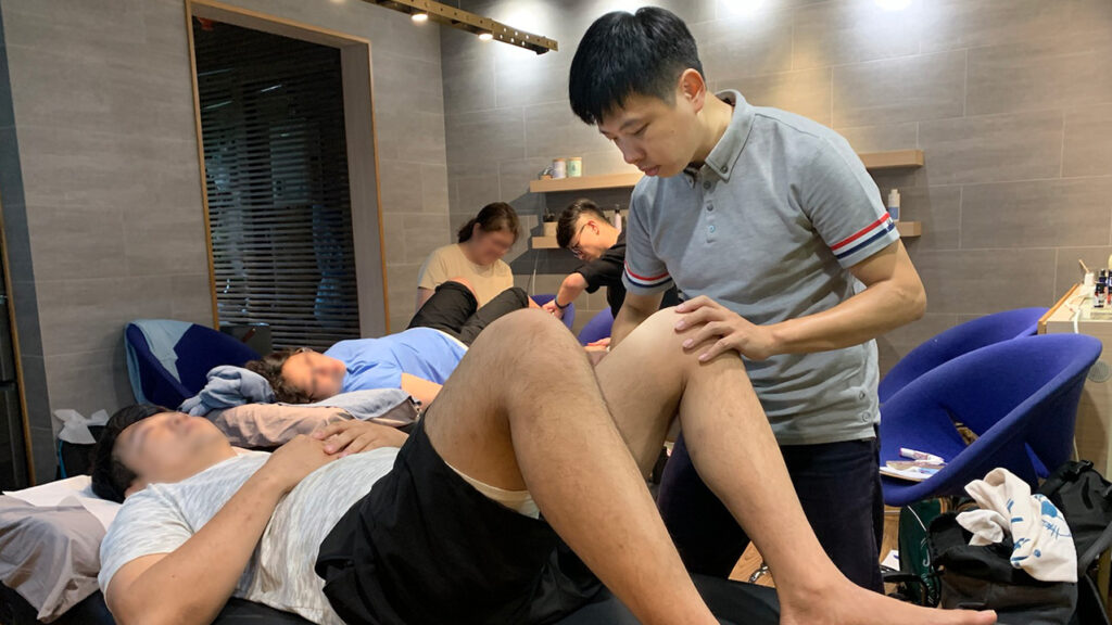 Bsr practitioner hands on lower limb